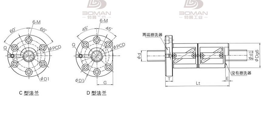 KURODA GR4505CD-DAPR 日本黑田丝杆螺母