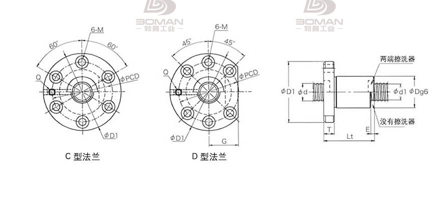 KURODA GD5010JT-DDPR 黑田精工丝杆底座安装方法