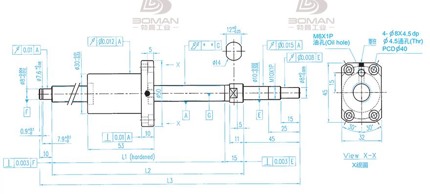 TBI XSVR01210B1DGC5-230-P1 TBi丝杆轴承华南城