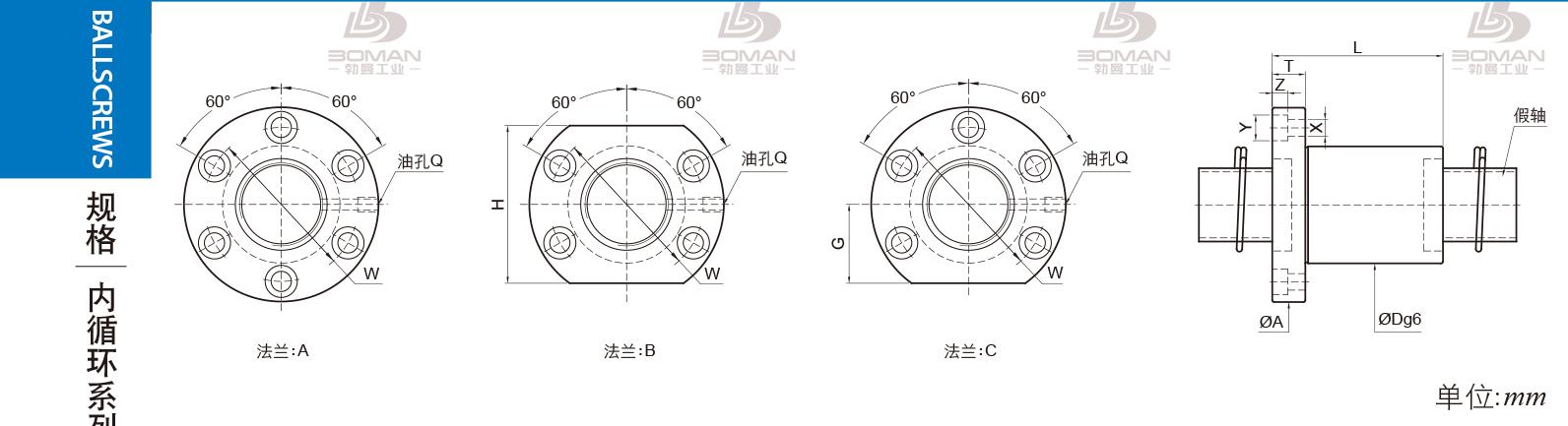 PMI FSIW1605B-3.0P pmi丝杆广州经销商
