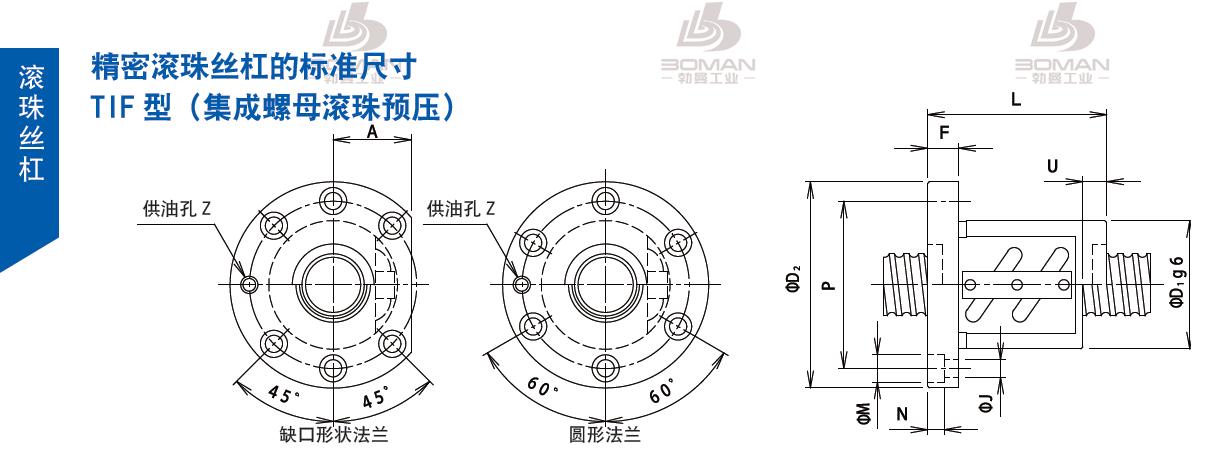 TSUBAKI 32TIFO5 tsubaki数控滚珠丝杆规格