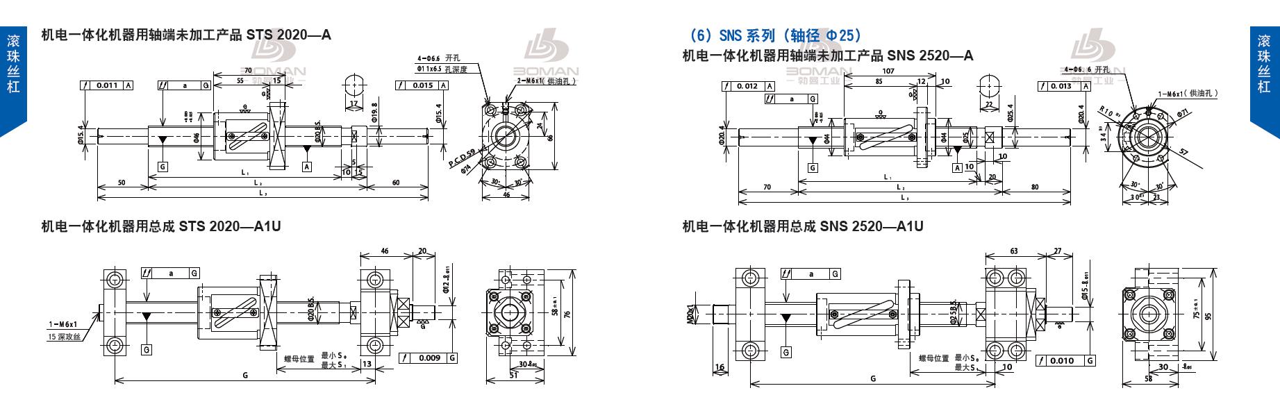 TSUBAKI STS2020-545C5-A tsubaki丝杆是哪里产的