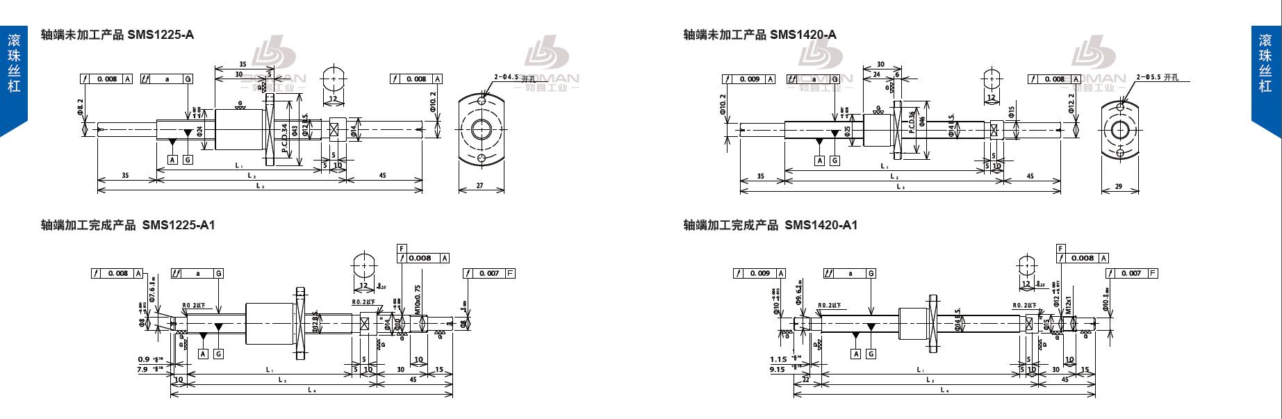 TSUBAKI SMS1225-360C3-A tsubaki丝杆是哪里产的